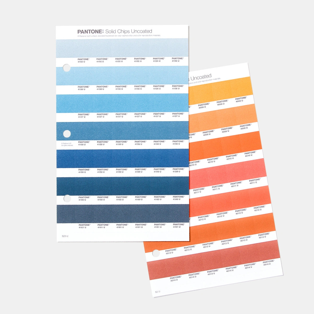 Pantone chip replacement pages | coated & uncoated