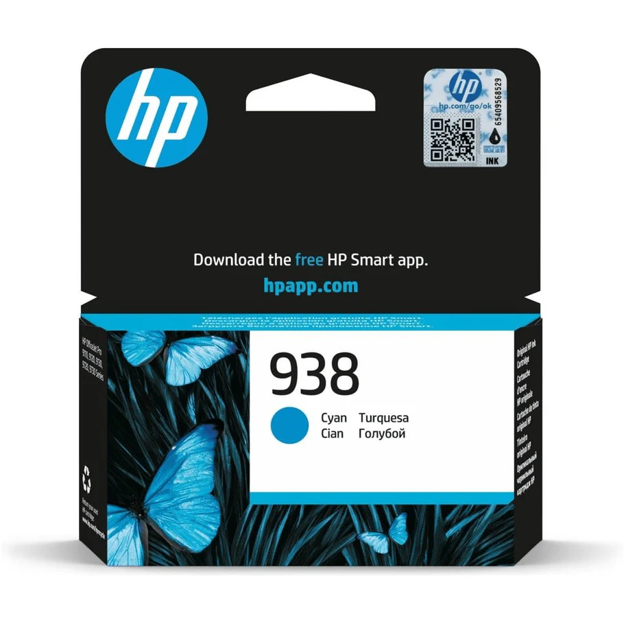HP_938_Cyan Ink Cartridge