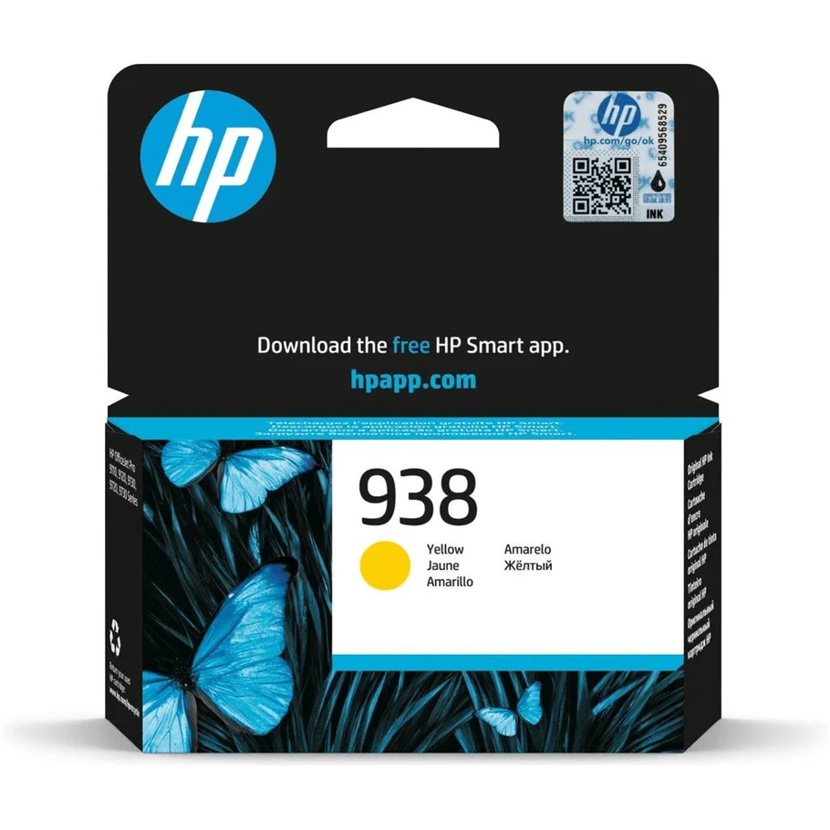 HP_938_Yellow Ink Cartridge