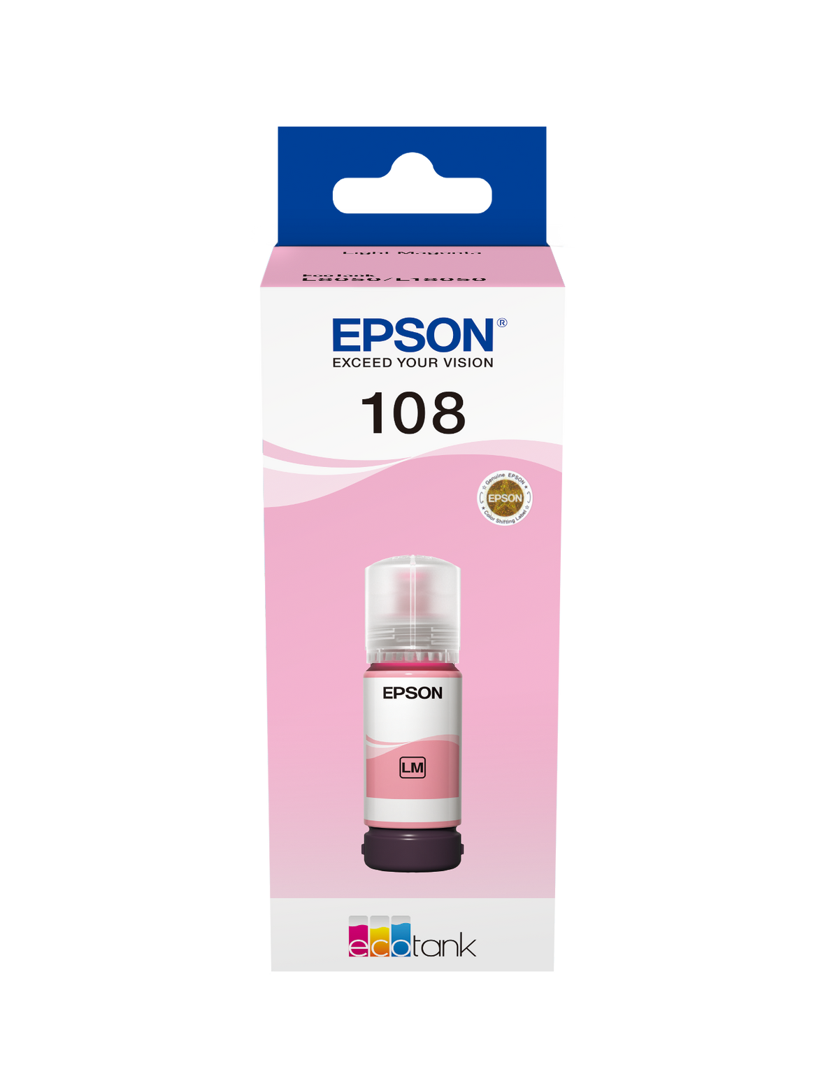 Epson 108 EcoTank Light Magenta ink bottle 70 ml (C13T09C64A)