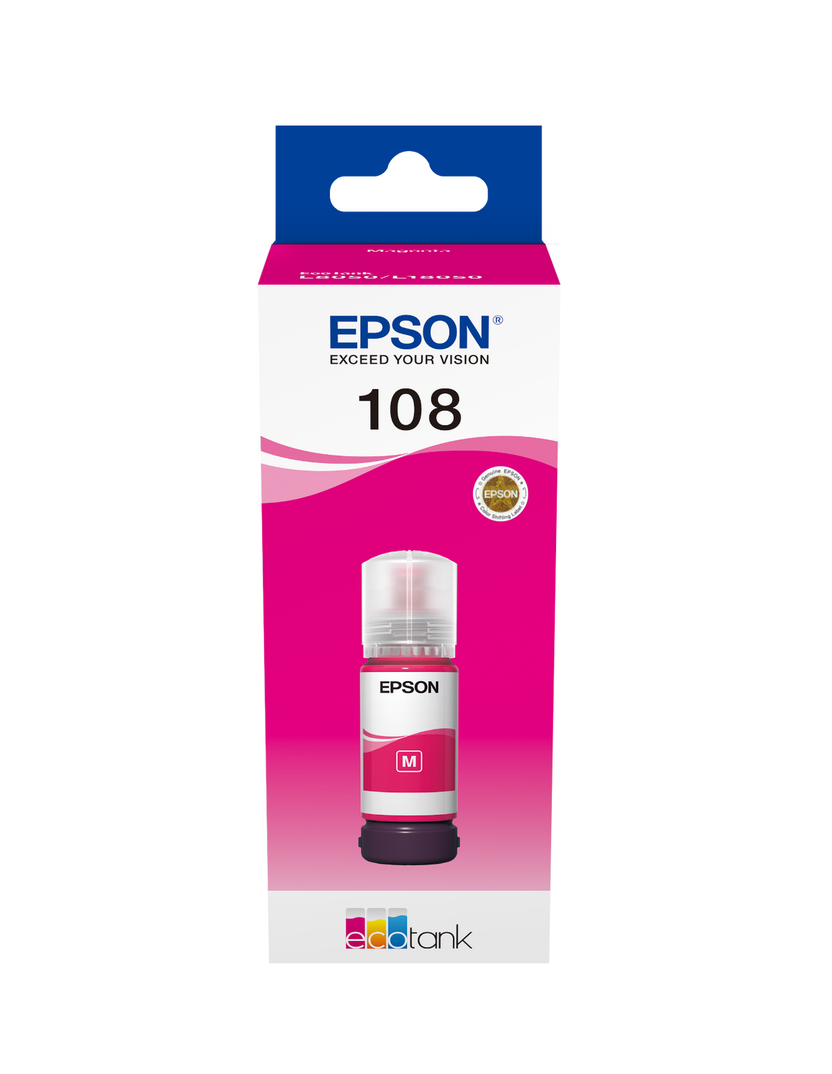 Epson 108 EcoTank Magenta ink bottle 70 ml (C13T09C34A)