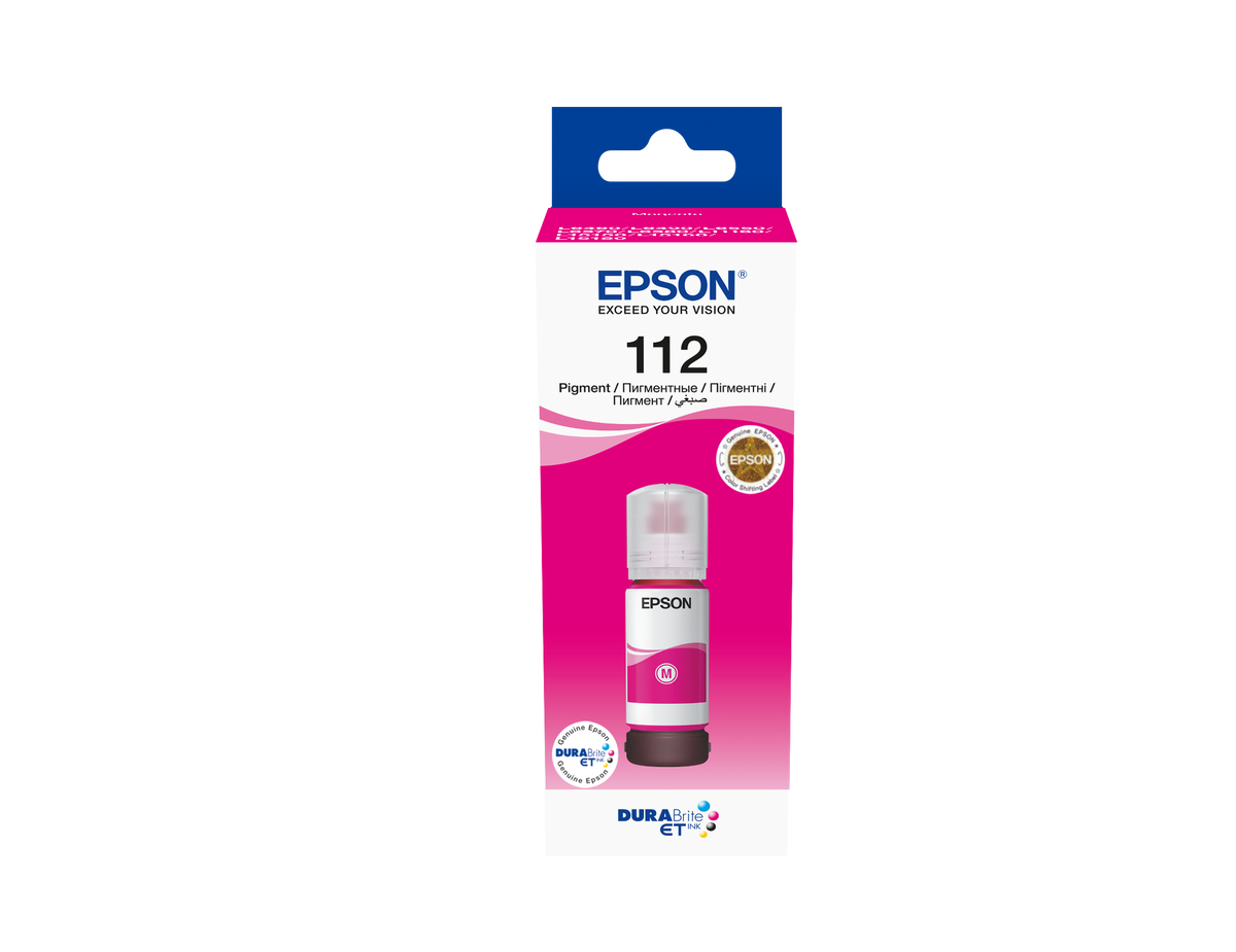 Epson 112 EcoTank Pigment Magenta ink bottle 70 ml (C13T06C34A)