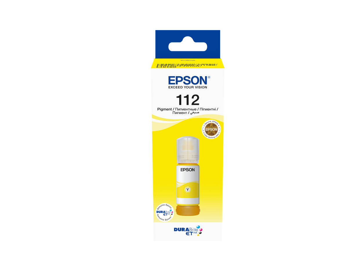 Epson 112 EcoTank Pigment Yellow ink bottle 70 ml (C13T06C44A)